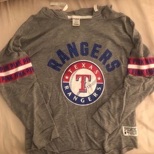 VS PINK Texas Rangers Hoodie